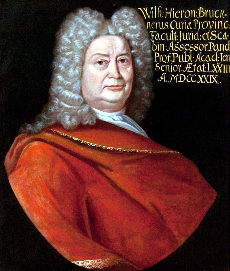 Rechtswissenschaftler Wilhelm Hieronymus Brückner *1656