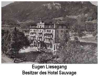 Eugen Liesegang Ehrenbürger der Stadt Meiringen