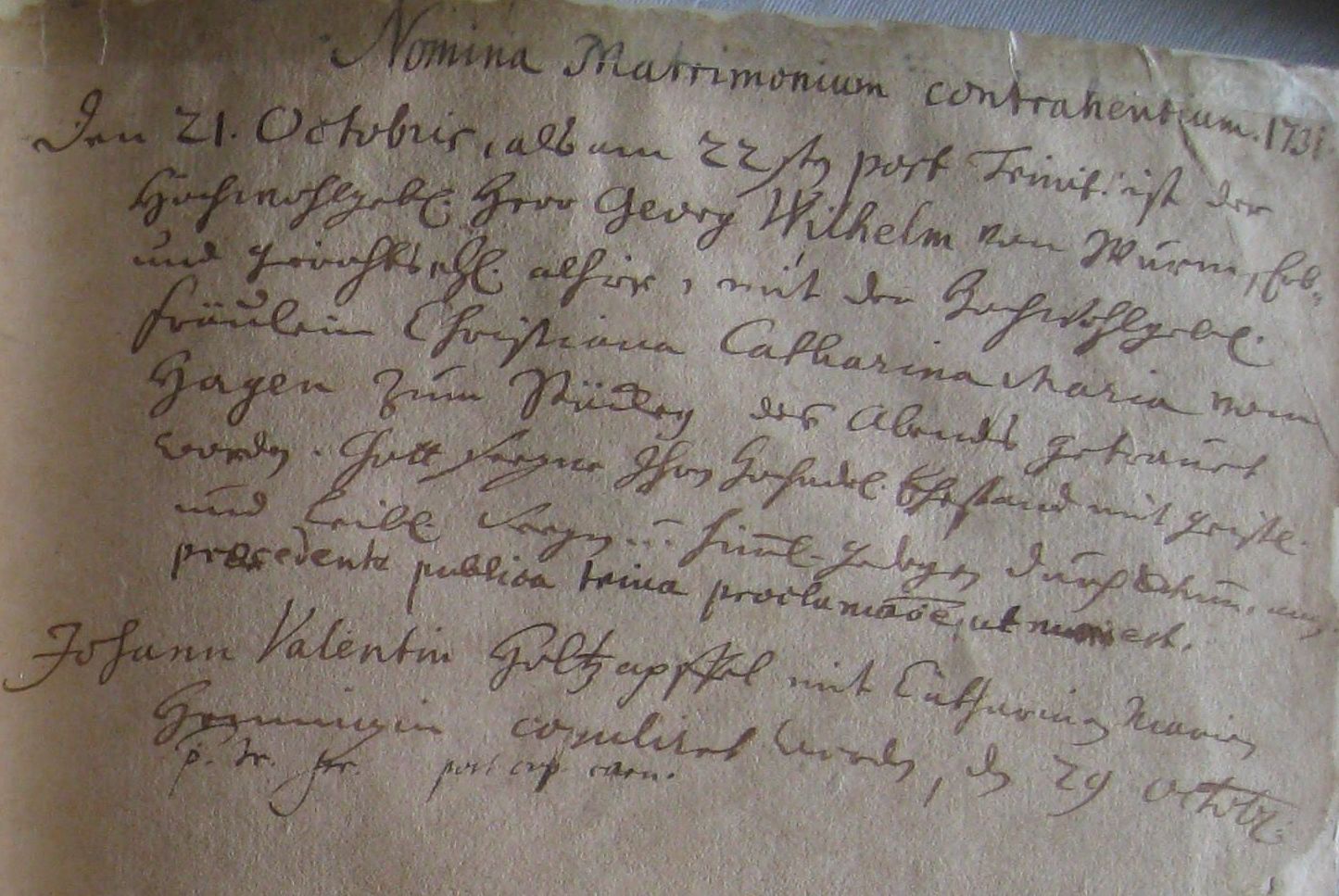 Heiratseintrag: Rüdigsdorf Tr 1626-1777 (16)