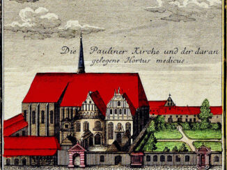 Paulinerkirche Leipzig 1749 Foto H. P. Haack berarb
